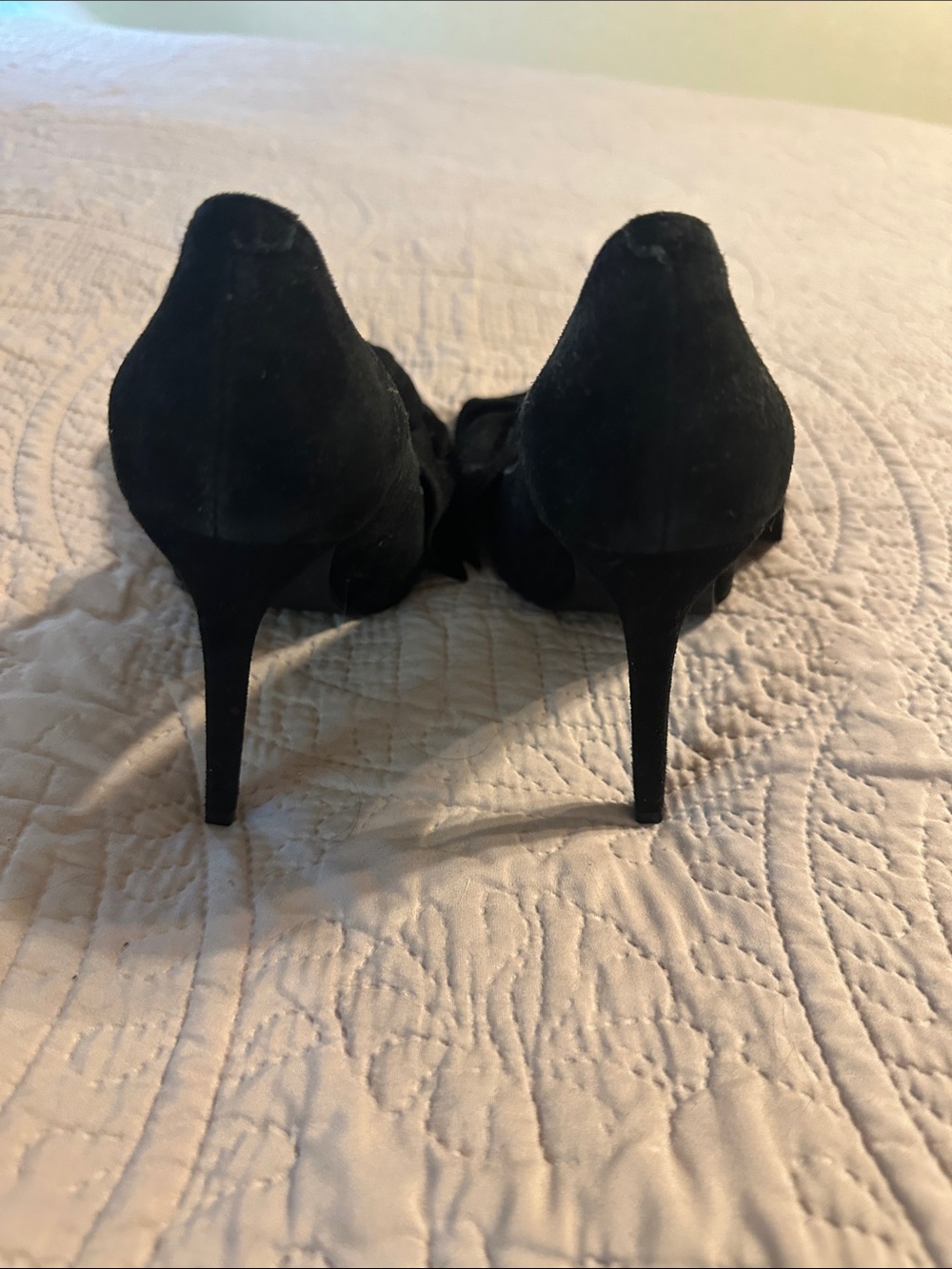 Jeffrey Campbell Black Bow Knot Pointed-Toe Pumps - Picture 3 of 4